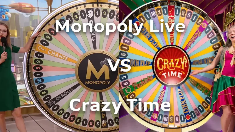 Live Casino Game Shows | Crazy Time, Monopoly Live & Wheel Games